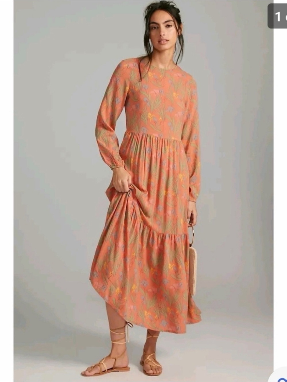 Anthropologie Bobo Choses Floral Maxi Dress